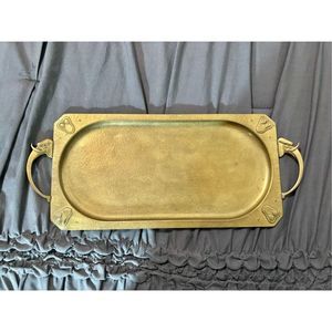 Rare Antique Brass Tray